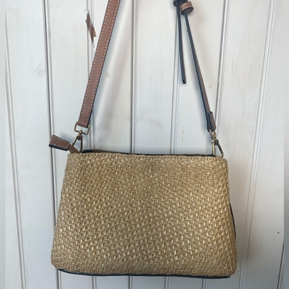 PARFOIS Basket Weave Textured Structured Sling Bag - Picture 4 of 11